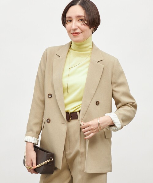 セール】《セットアップ対応》ウォッシャブルウール調ストレッチダブル