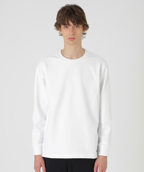 セール】【BLACK lab.】エンボスシャドーチェックカットソー（Tシャツ