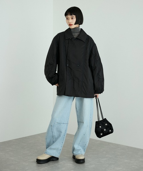 ADAM ET ROPE'（アダムエロペ）の「パテッドステンカラーブルゾン