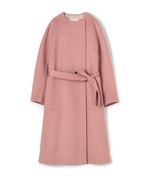 ノーカラーコート（ピンク/桃色系）ファッション通販 - ZOZOTOWN