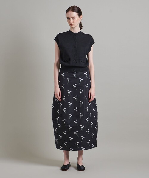 LOEFF（ロエフ）の「＜LOEFF＞ワタスゲ ジャカード コクーン スカート