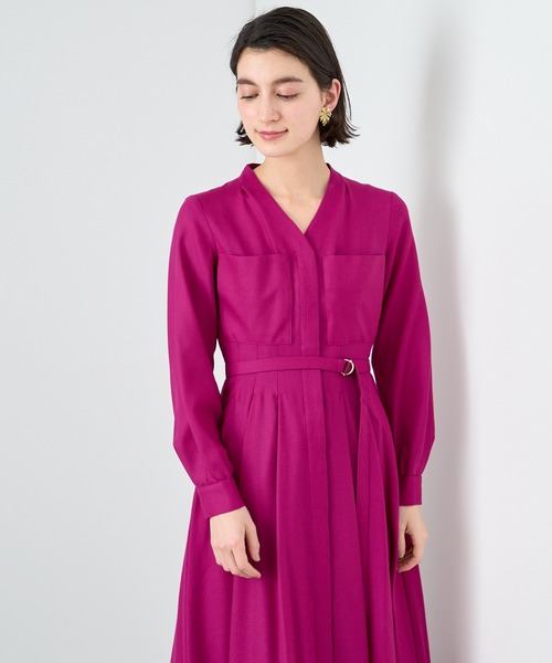 ANAYI（アナイ）の「ソフトアムンゼンポケットフレアワンピース