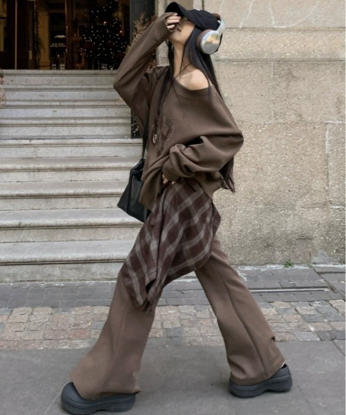 セール】【上下セット】ナンバリング スウェット×スウェットパンツ