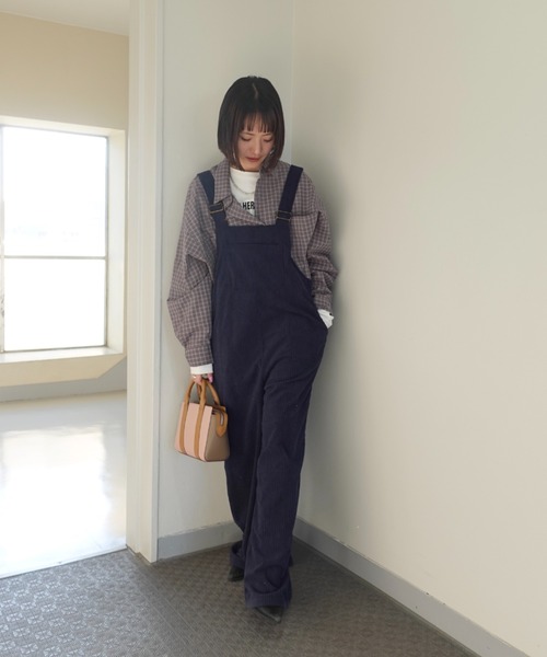 セール】コーデュロイルーズサロペット（サロペット/オーバーオール