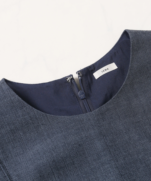 IENA（イエナ）の「デニムライクスクエアショルダーオールインワン