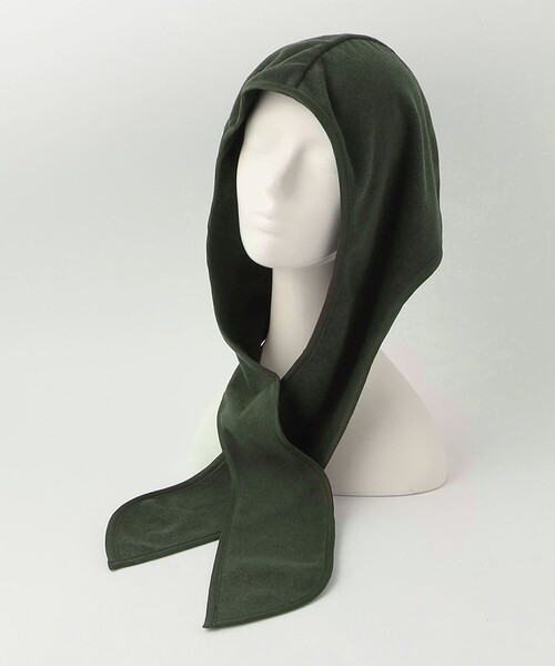 マーモットキャピタル フリース フード マフラー〈カーキ〉 MARMOT