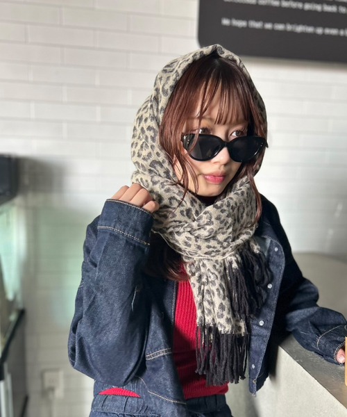 Kotoe（コトエ）の「マルチWAY ヒョウ柄ストール（マフラー）」 - WEAR