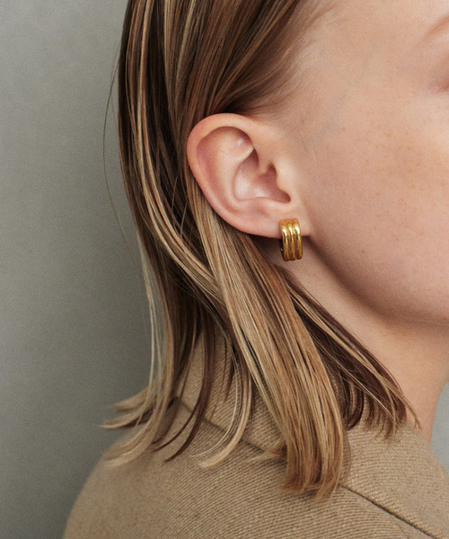 LAVER（ラバー）の「【LAVER/ラバー】HEART ピアス GOLD（両耳