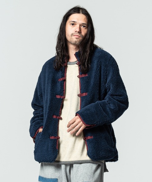 glamb（グラム）の「Reversible boa China JKT / リバーシブルボア