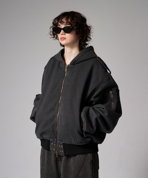 ANDER HUNK（アンダーハンク）の「Short Duck Hood Jacket/ショート