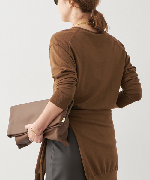 FF30 TODAY クルーネック カーディガン（ニット/セーター）｜Deuxieme