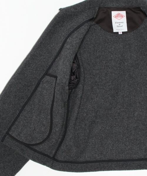 DANTON（ダントン）の「DANTON | ウールライトパイル ジップアップ