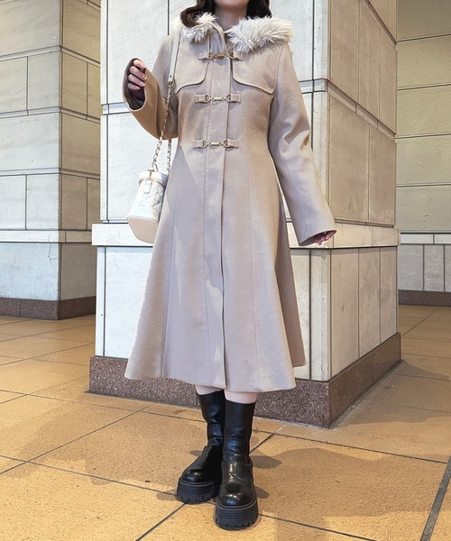 セール】フェイクファーダッフルコート【ZOZOTOWN限定アイテム