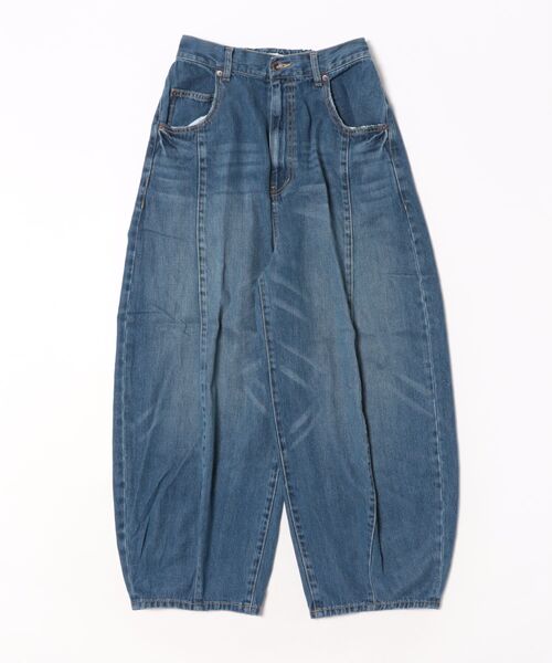 NKJ 2026SS] 3Dドロップデニムパンツ（デニムパンツ）｜niko and