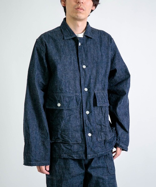 SPELLBOUND / スペルバウンド ] 横グレーデニム ミリタリージャケット