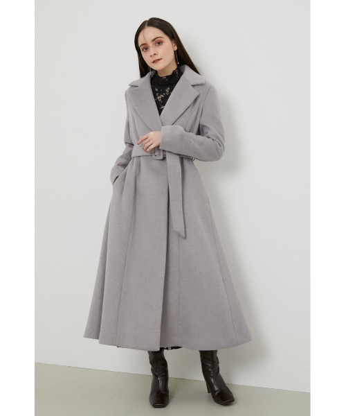 rienda（リエンダ）の「ウールミックスドレスロングコート（チェスター