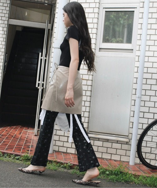 プリーツプリントトップス MSIZI252001 musubore（ムスボレ）の