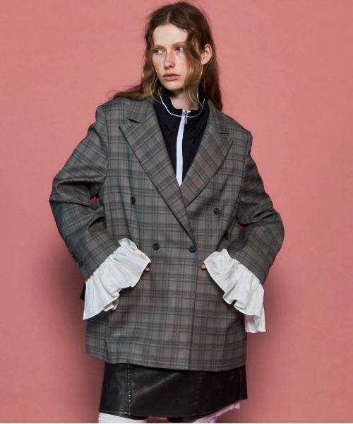 Ruffle Sleeves Jacket/フリルスリーブジャケット□セットアップ対応