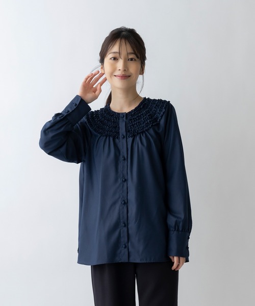 Sono（ソーノ）の「【SONO/ソーノ】ちびフリルレディブラウス【SONO