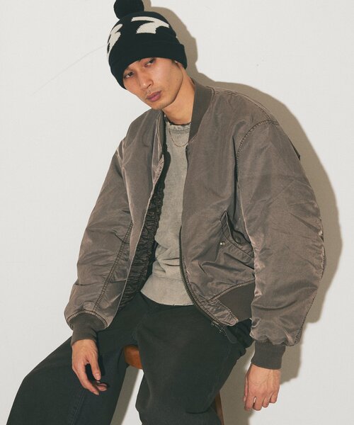 セール】オーバーフィット ボンバーブルゾン（MA-1）｜JOURNAL
