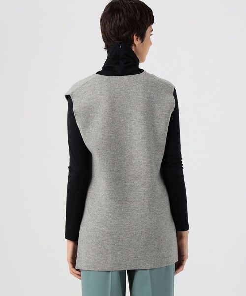 caban（キャバン）の「ウールカシミヤ リバーシブルチュニックベスト
