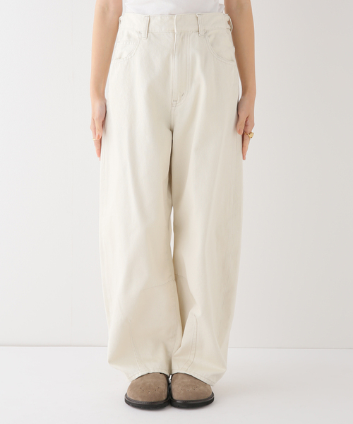 フレームワーク20チノフォルムカーヴィーパンツホワイト40FRAMeWORK