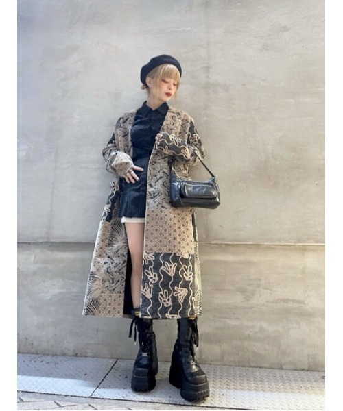 Desigual（デシグアル）の「ジャガード織り NIZAロングコート