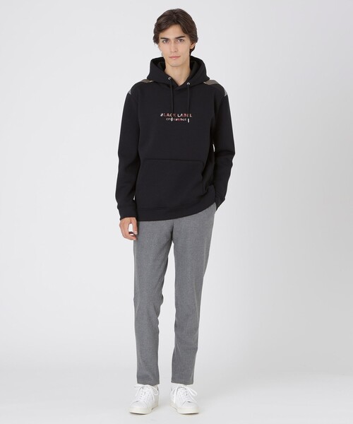 セール】【一部店舗限定】ショルダーチェックロゴフーディー（パーカー