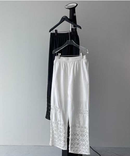 wee9s（ウィークス）の「vintage like lace pants / ヴィンテージ