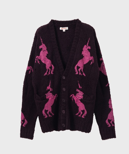MASU/エムエーエスユー】UNICORN GRUNGE CARDIGAN（カーディガン