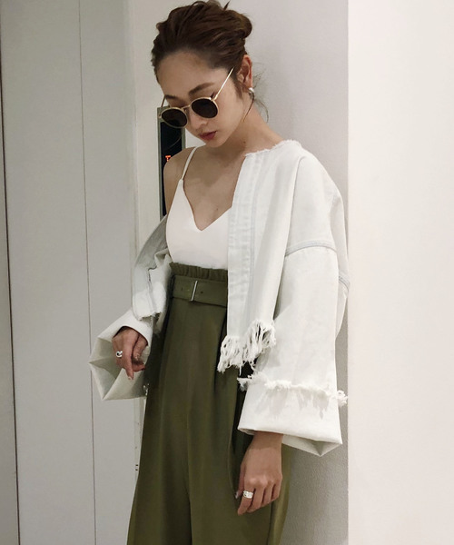 Ameri（アメリ）の「REMAKE LIKE OVER JACKET（デニムジャケット