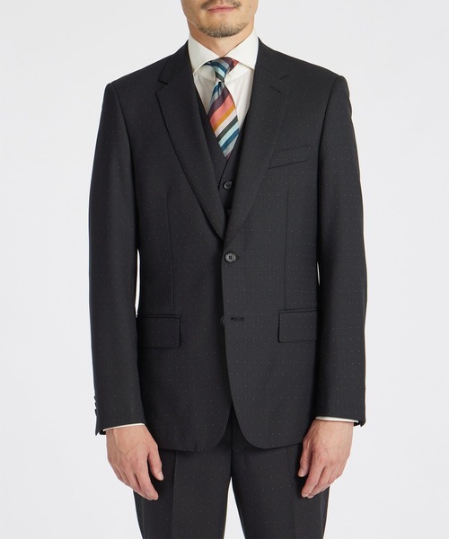 カラーピンドット シングル2ボタン スーツ / 243004 1439（スーツ