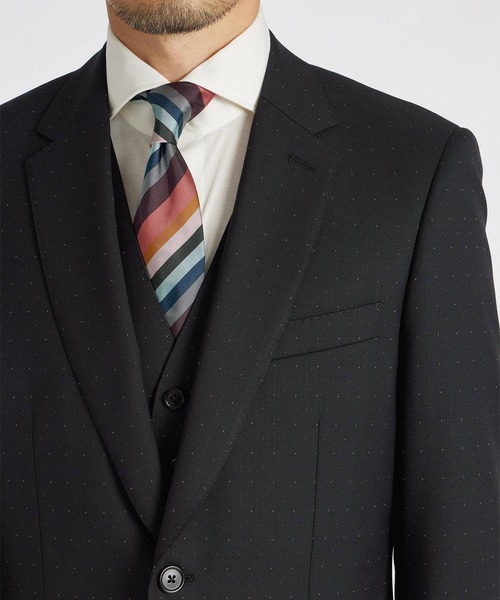 カラーピンドット シングル2ボタン スーツ / 243004 1439（スーツ