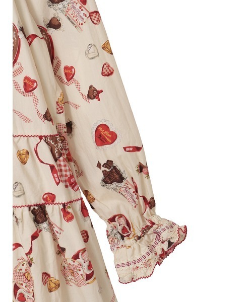 スウィートメモリーズプリントミディワンピース（ワンピース）｜PINK