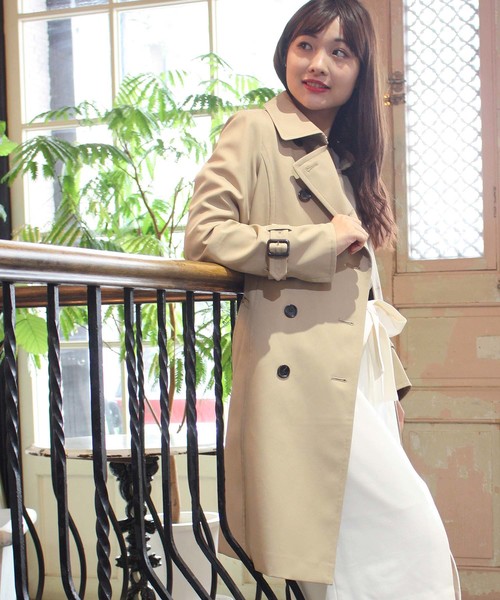 TRUDEA（トルディア）の「キルティングライナー付きトレンチコート