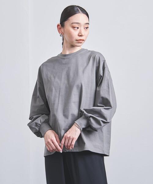 HYKE（ハイク）の「＜HYKE（ハイク）＞ボリュームスリーブ カットソー