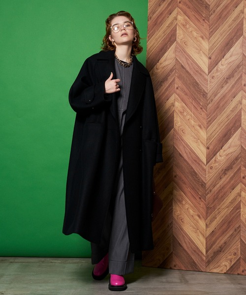 Super140 Melton Over Coat/スーパー140メルトンオーバーコート