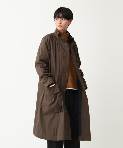 MHL.（エムエイチエル）の「TOUGH COTTON NYLON（ステンカラーコート