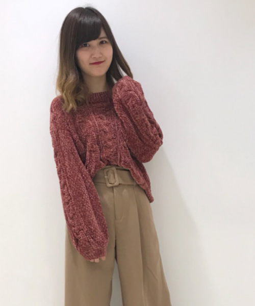 one way（ワンウェイ）の「モールケーブルPO（ニット/セーター）」 - WEAR