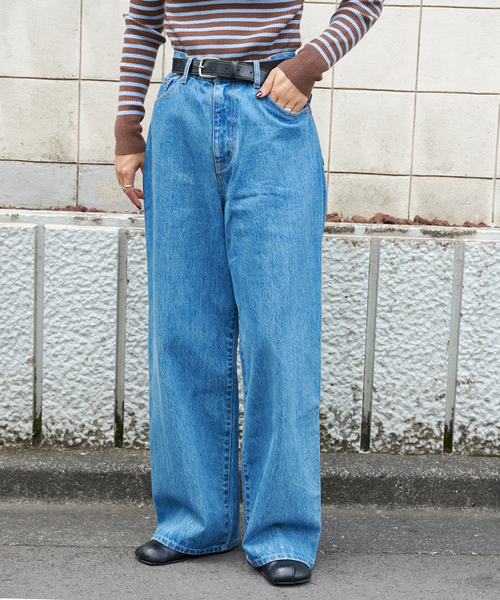 追加5 ULTデニムハイライズルーズ5PKT（デニムパンツ）｜OUTDOOR