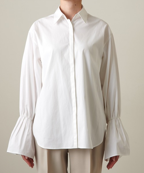 Whim Gazette（ウィムガゼット）の「ボリュームカフスシャツ（シャツ