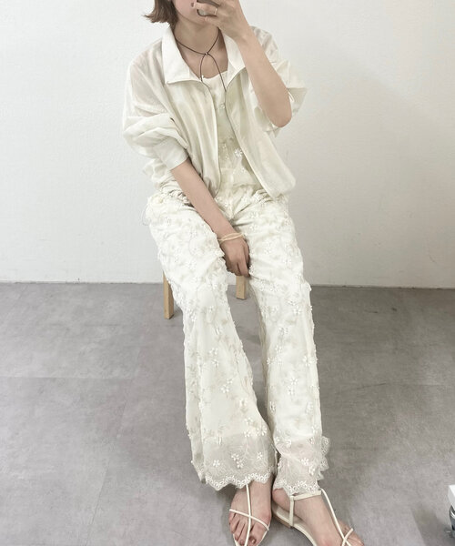 mystic（ミスティック）の「【2サイズ展開】シャイニーフラワー