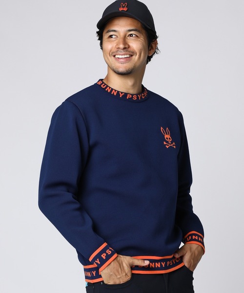 Psycho Bunny（サイコバニー）の「[GOLF]ロゴジャガード ニット