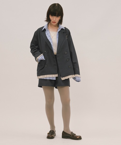 frill layered design jacket / フリルレイヤードデザインジャケット