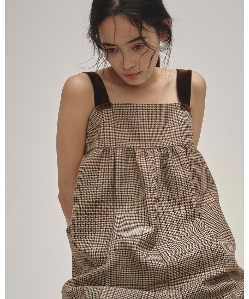 TODAYFUL（トゥデイフル）の「Check Wide Combinaison（つなぎ