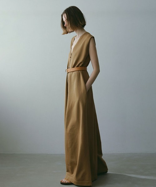 フロントボタンニットオールインワン（つなぎ/オールインワン）｜ETRE