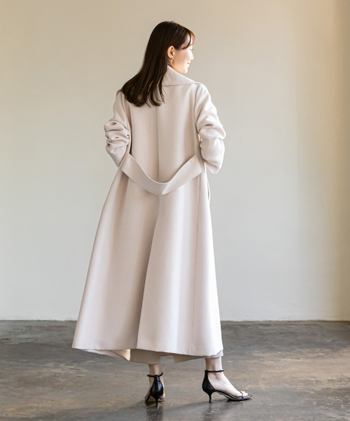 Noble（ノーブル）の「トリプルクロスワイドカラーロングコート