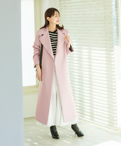 Noble（ノーブル）の「トリプルクロスワイドカラーロングコート