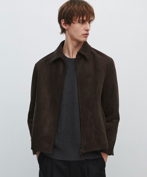 数量限定】LEATHER TEX SUEDE HARRINGTON JACKET（ブルゾン）｜UNITED