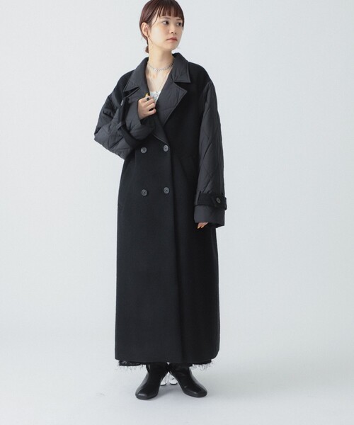 Ray BEAMS（レイビームス）の「RBS / キルティング キリカエ コート